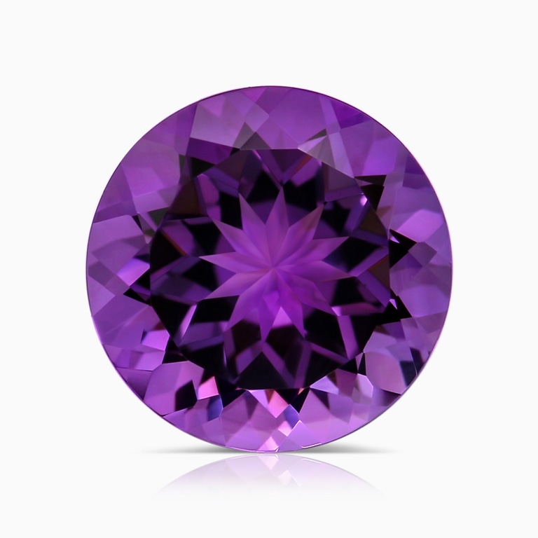 4.20 Carat GIA Certified Round Amethyst