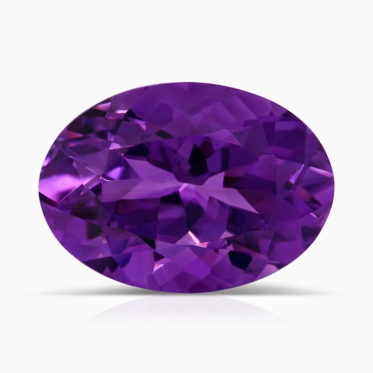 5.37 Carat GIA Certified Oval Amethyst