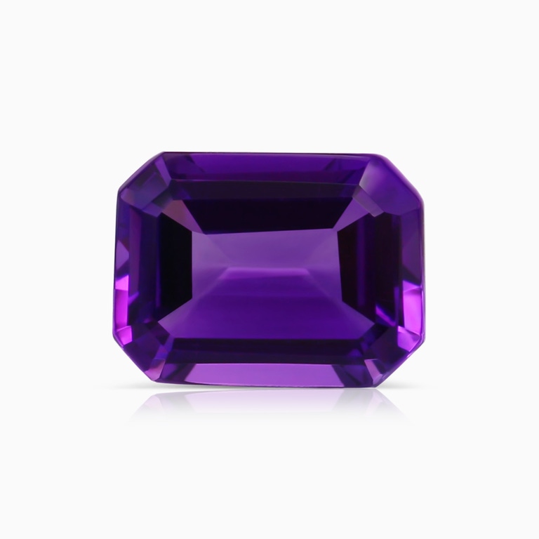 1.28 Carat GIA Certified Emerald Cut Amethyst