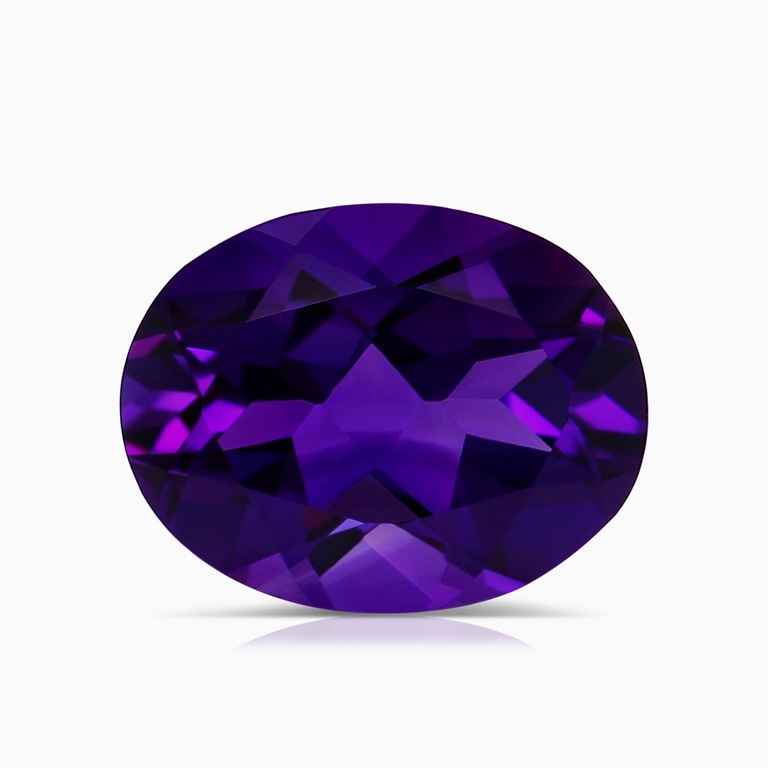 1.74 Carat GIA Certified Oval Amethyst