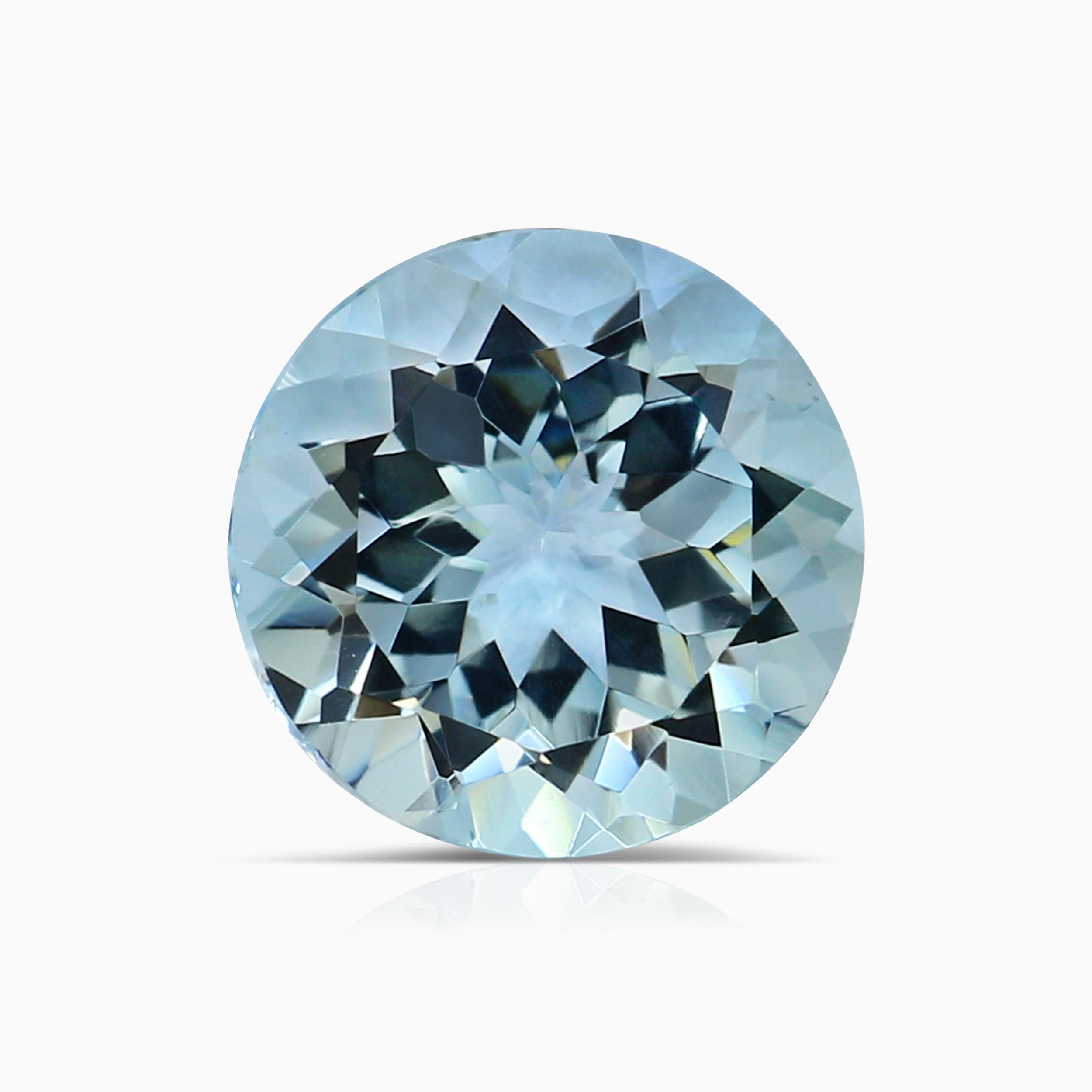 8.09x8.06x4.99mm Round Aquamarine