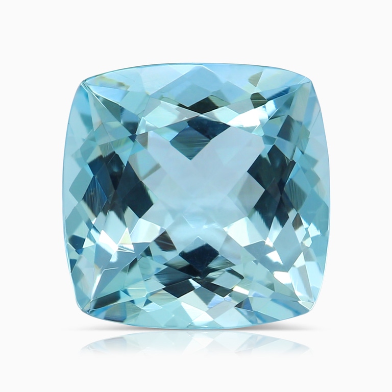 3.89 Carat GIA Certified Cushion Aquamarine