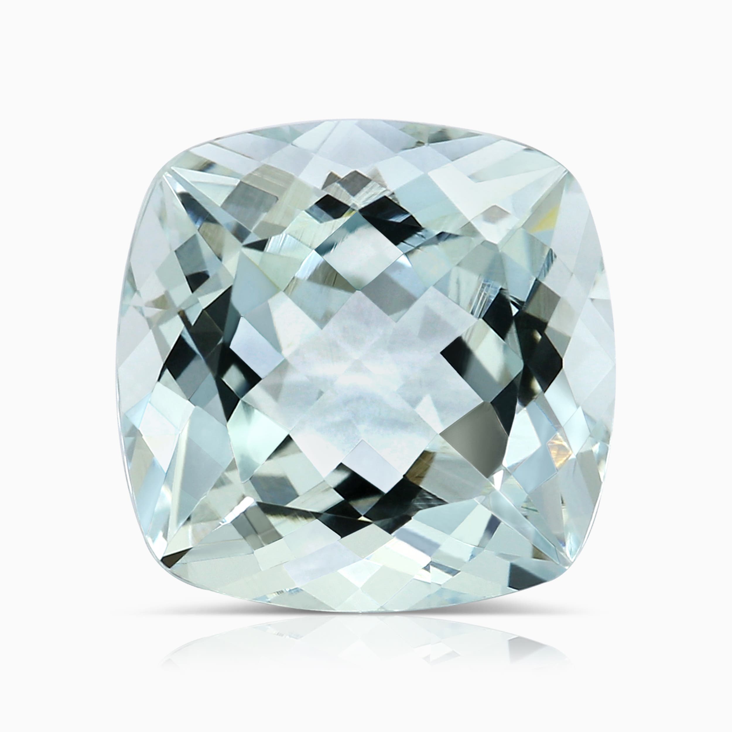 10x10mm Cushion Aquamarine