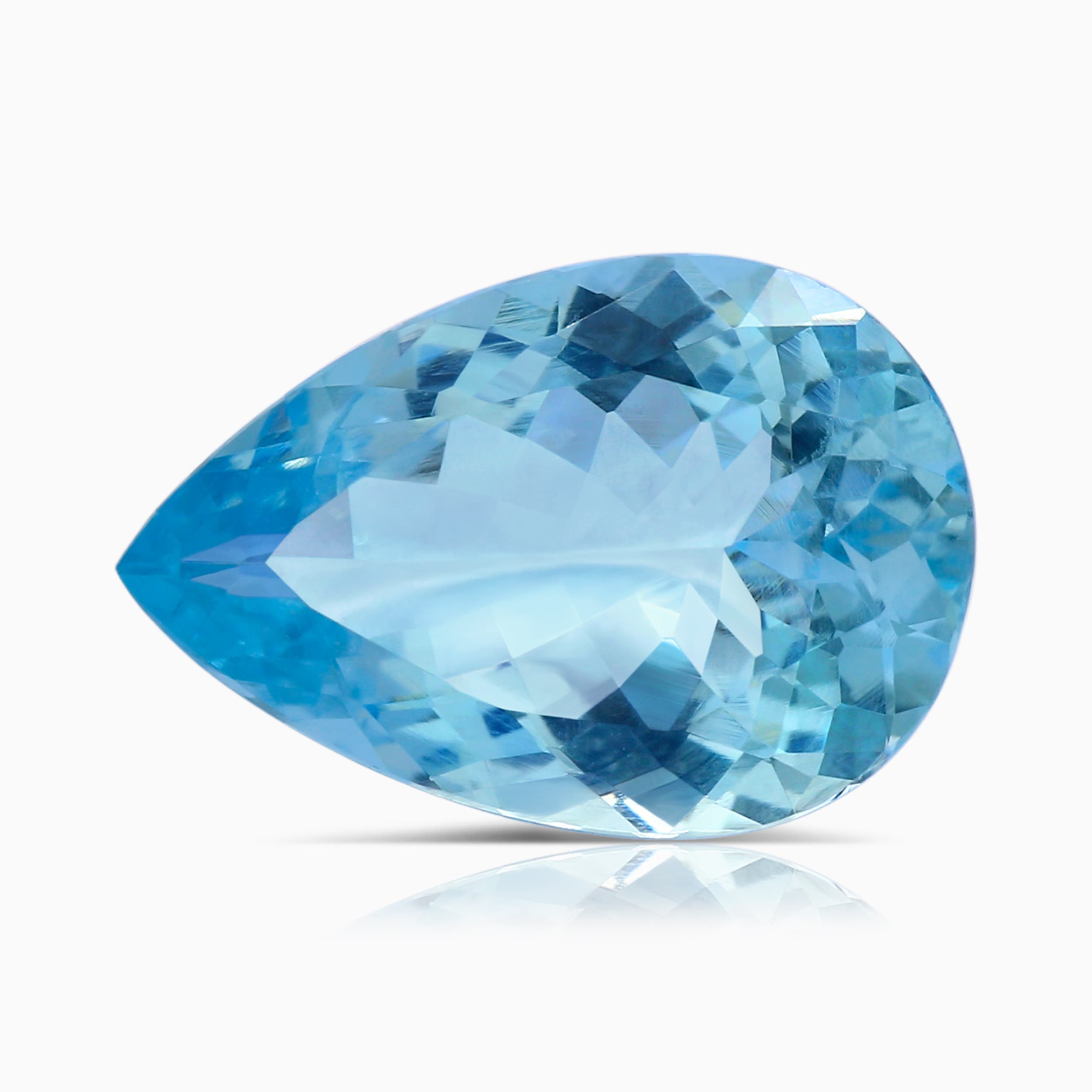 15.11x10.14x5.61mm Pear Aquamarine