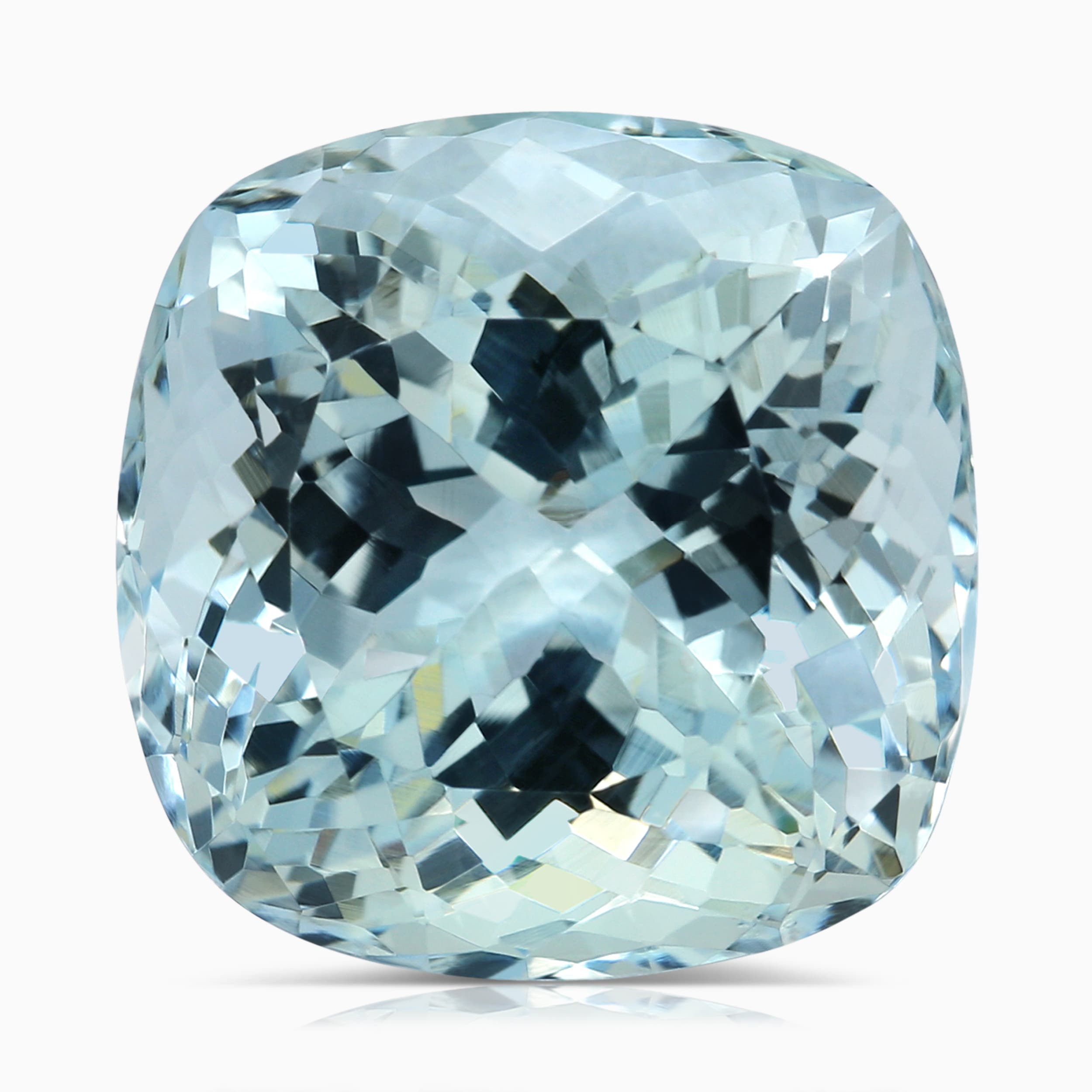 13.98x13.89x10.67mm Cushion Aquamarine