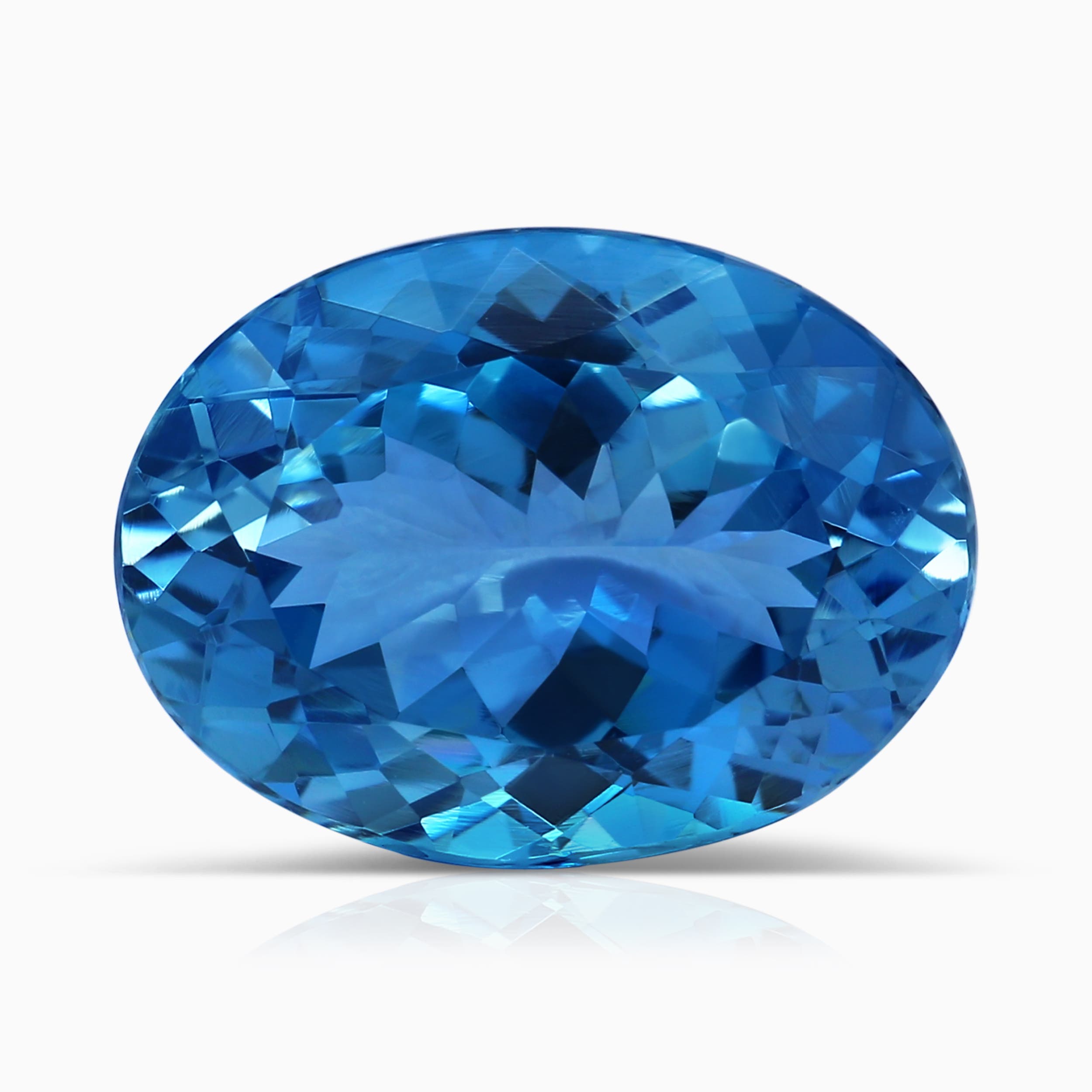 15.01x11.15x7.23mm Oval Aquamarine
