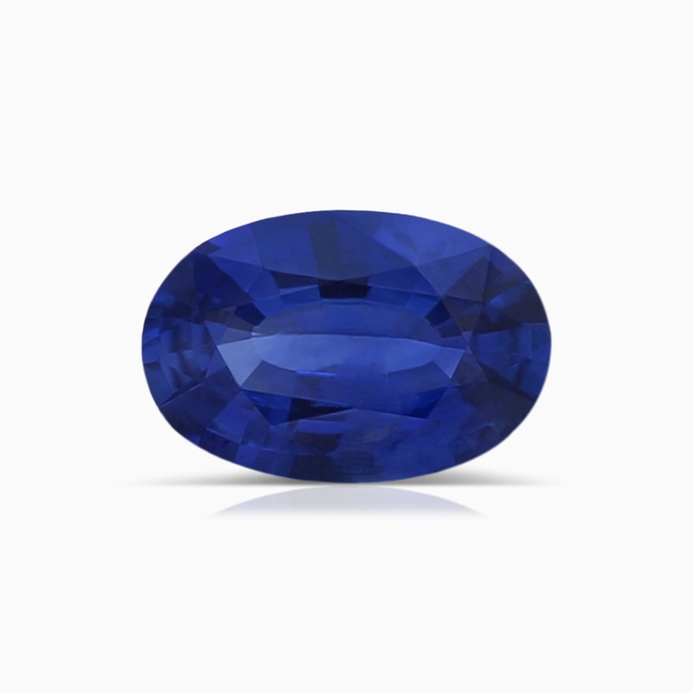 0.44 Carat Oval Blue Sapphire