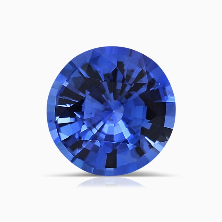 1.44 Carat Round Blue Sapphire