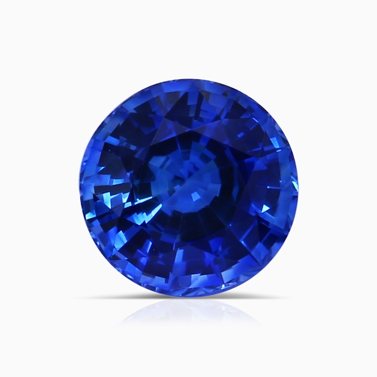 1.67 Carat GIA Certified Round Ceylon Blue Sapphire