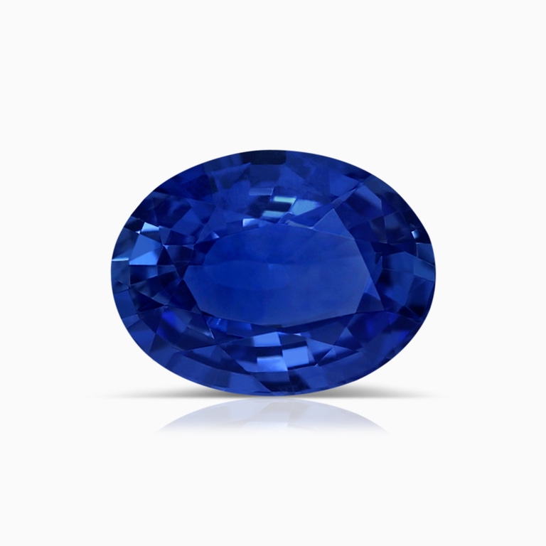 1.50 Carat GIA Certified Oval Blue Sapphire