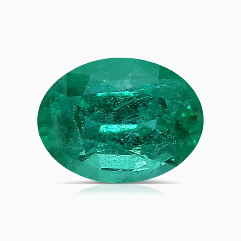 1.84 Carat GIA Certified Oval Emerald