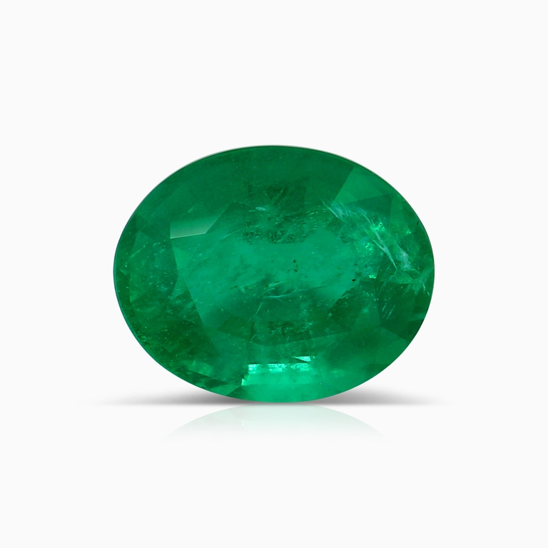 2.46 Carat Oval Emerald