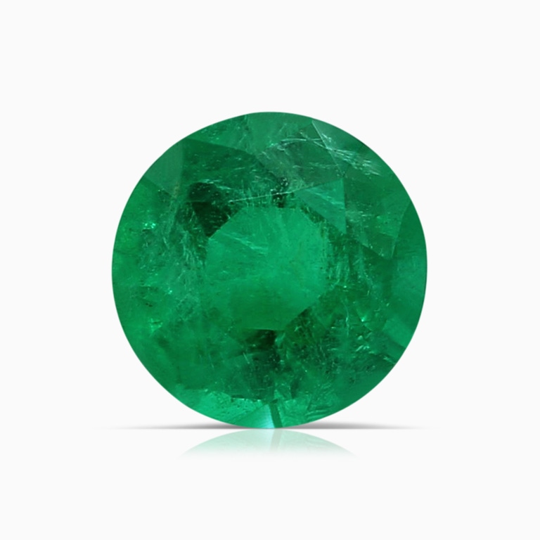 1.91 Carat Round Emerald