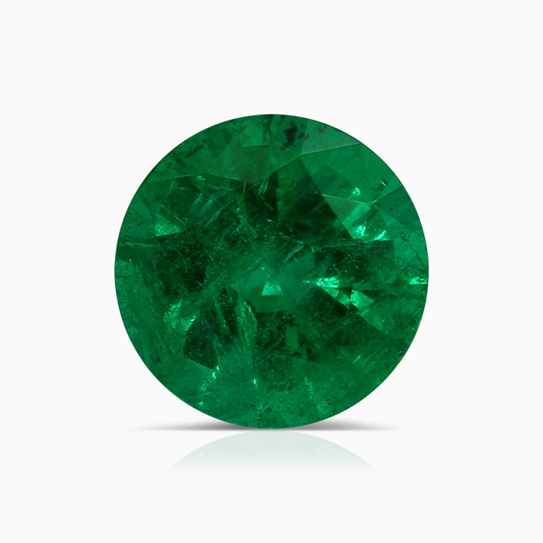 1.67 Carat Round Emerald