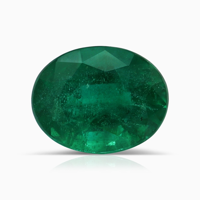 3.11 Carat GIA Certified Oval Emerald