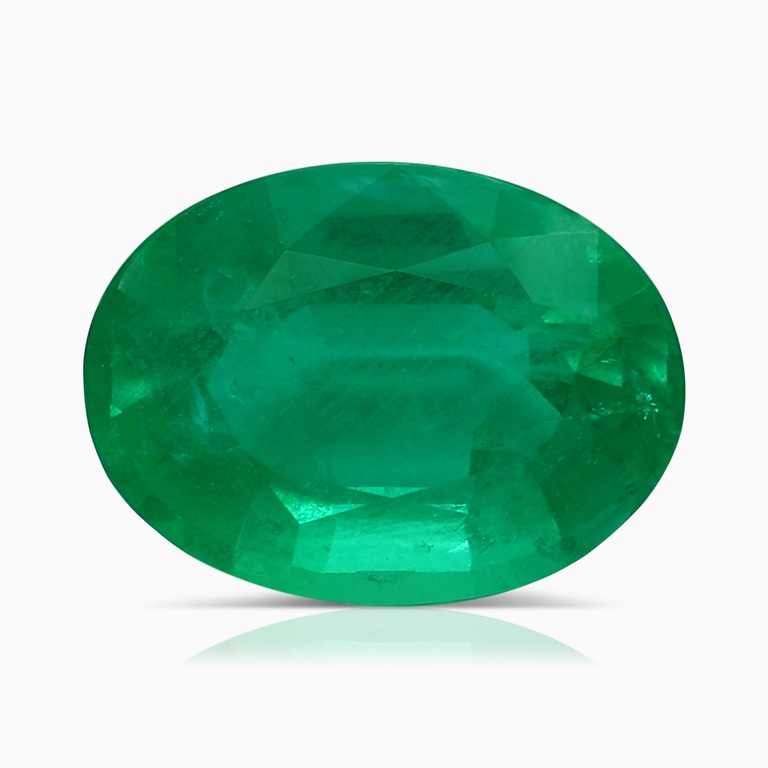 3.58 Carat GIA Certified Oval Emerald