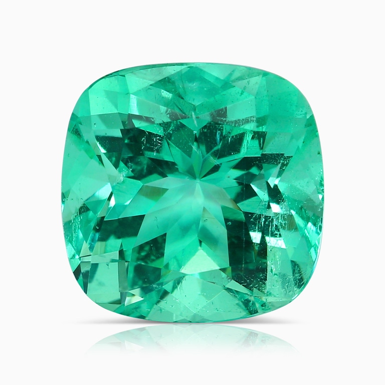 6.79 Carat GIA Certified Cushion Colombian Emerald