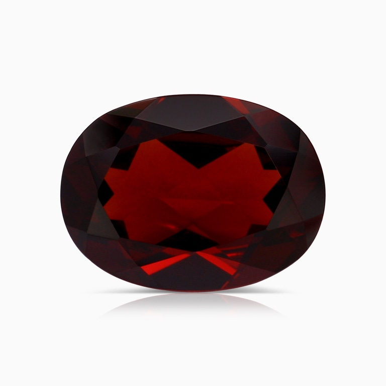 4.21 Carat GIA Certified Oval Garnet