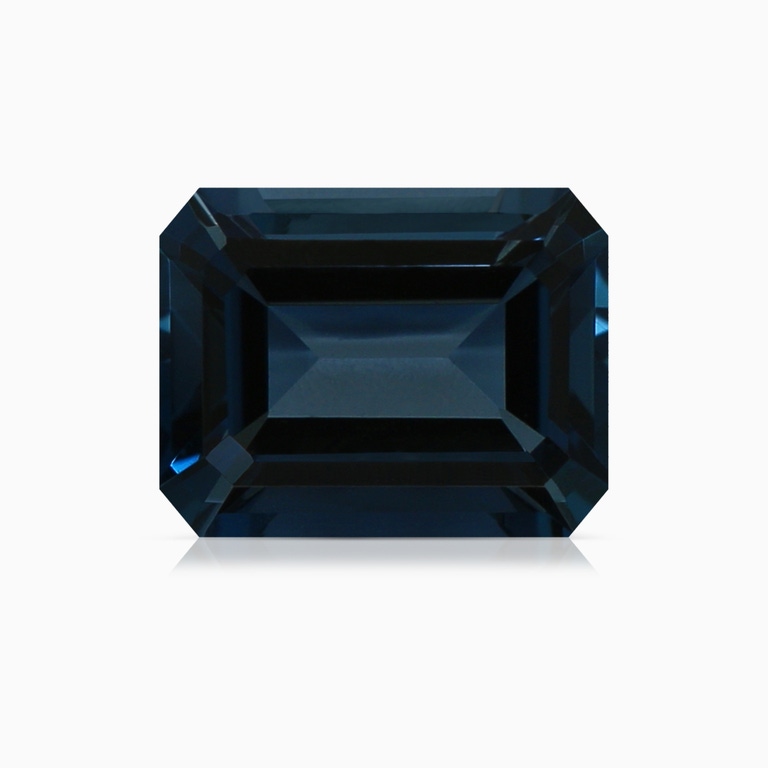 1.99 Carat Emerald Cut London Blue Topaz