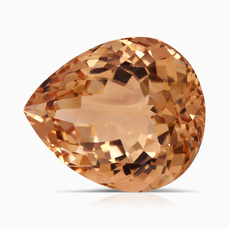 20.02 Carat GIA Certified Pear Morganite