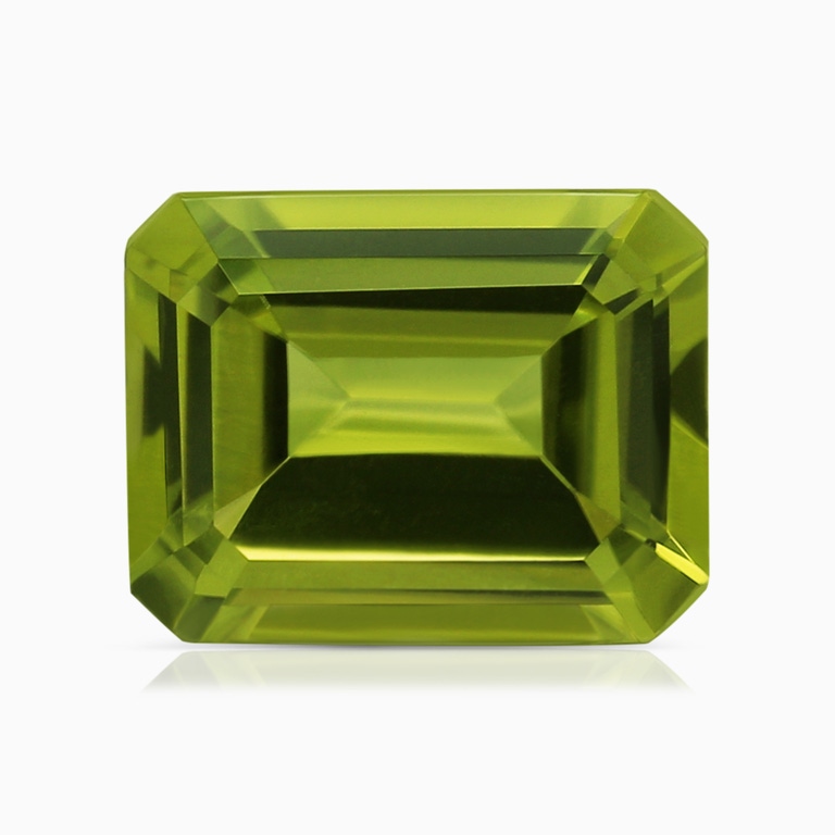 2.44 Carat GIA Certified Emerald Cut Peridot