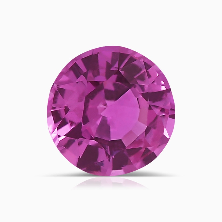 0.91 Carat GIA Certified Round Pink Sapphire