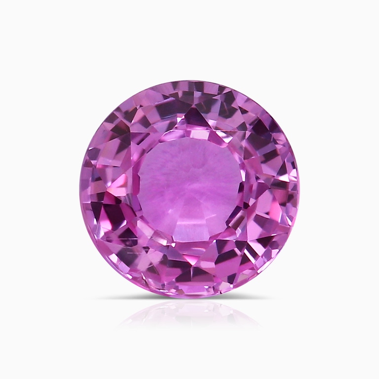 1.36 Carat Round Pink Sapphire