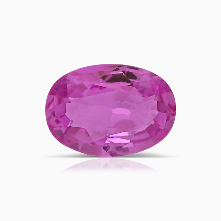 0.91 Carat GIA Certified Oval Pink Sapphire