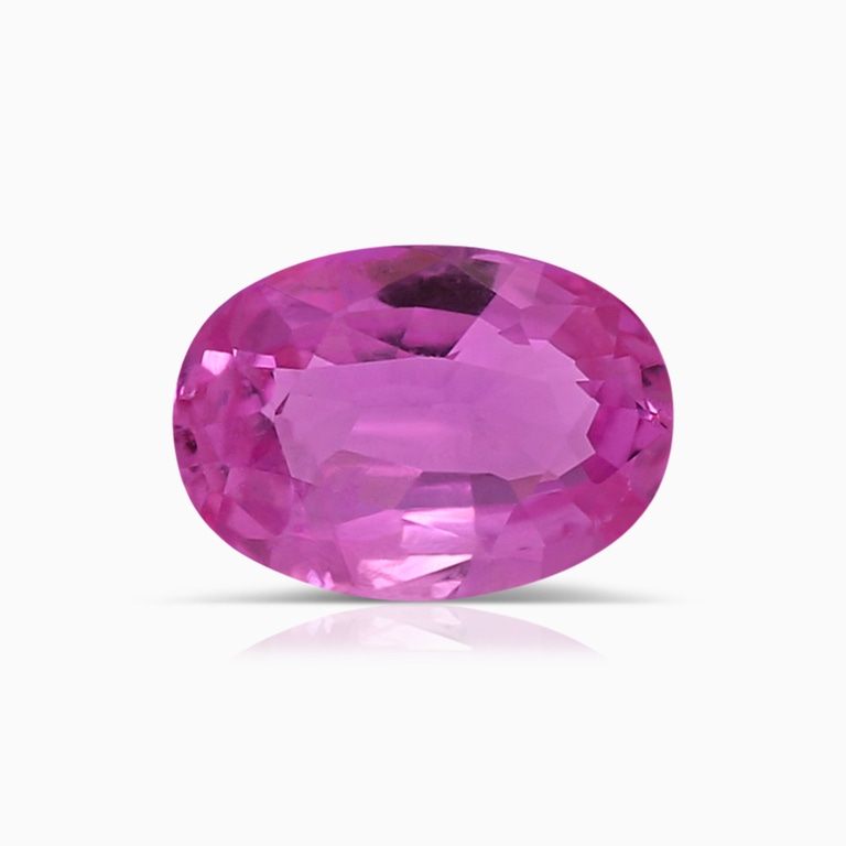 0.95 Carat GIA Certified Oval Pink Sapphire