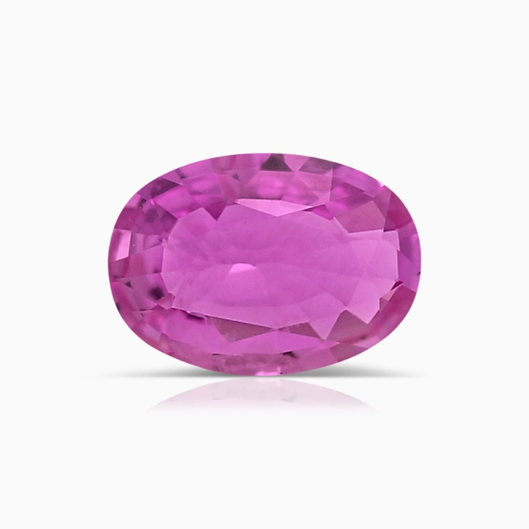 0.79 Carat GIA Certified Oval Pink Sapphire