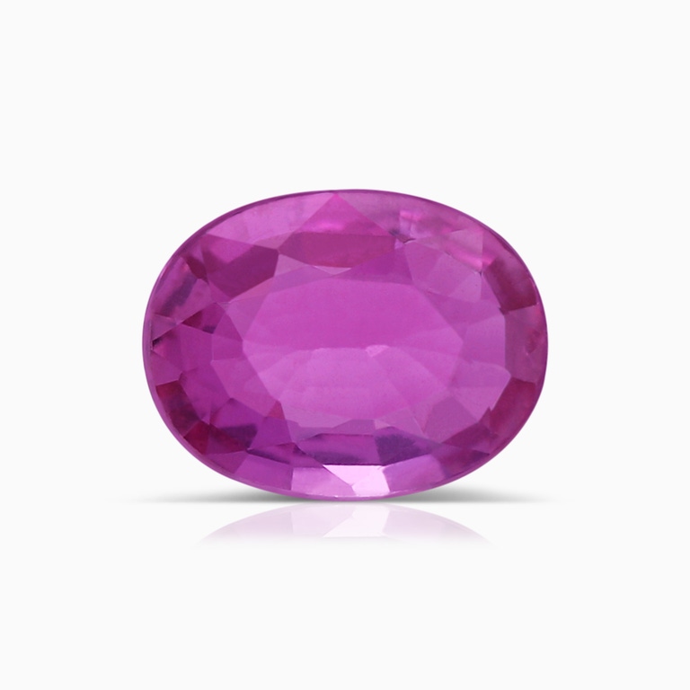 1.31 Carat GIA Certified Oval Pink Sapphire