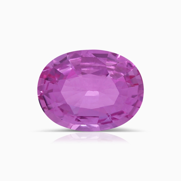 1.32 Carat GIA Certified Oval Pink Sapphire