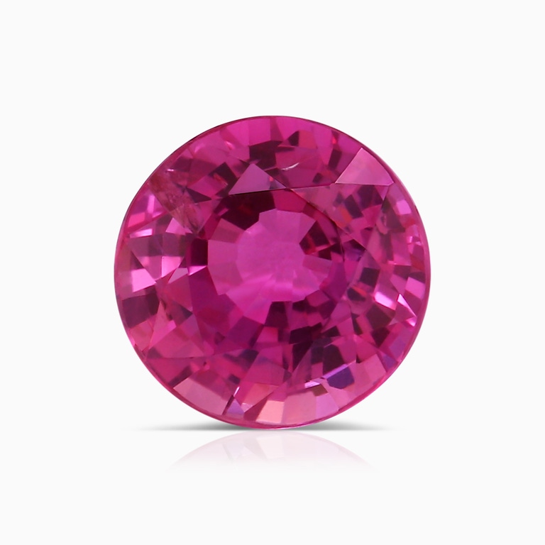 2.09 Carat Round Pink Sapphire