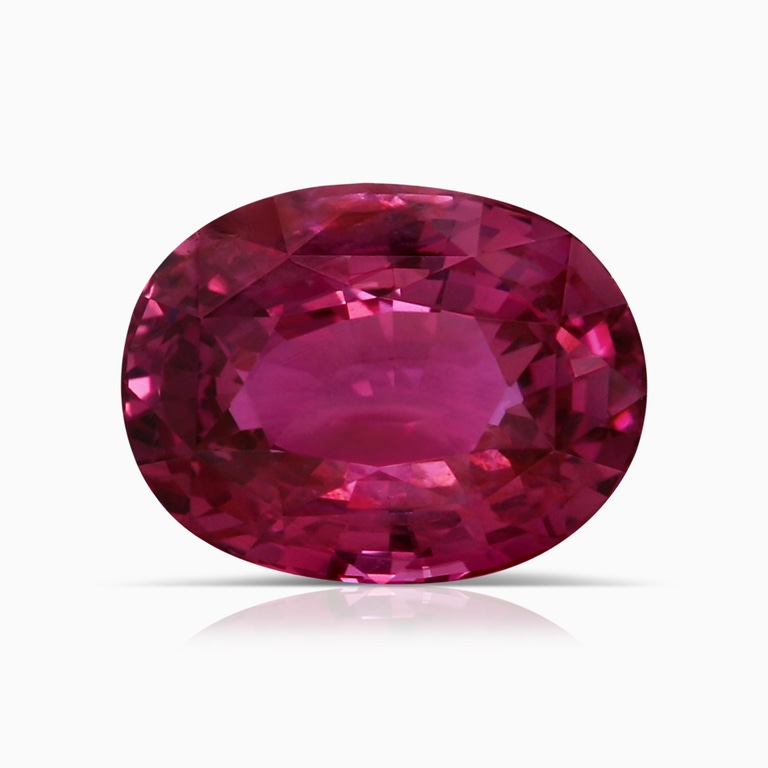3.53 Carat GIA Certified Oval Pink Sapphire
