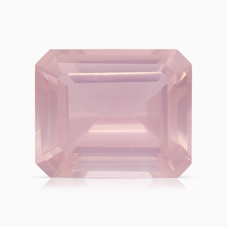 4.10 Carat Emerald Cut Rose Quartz