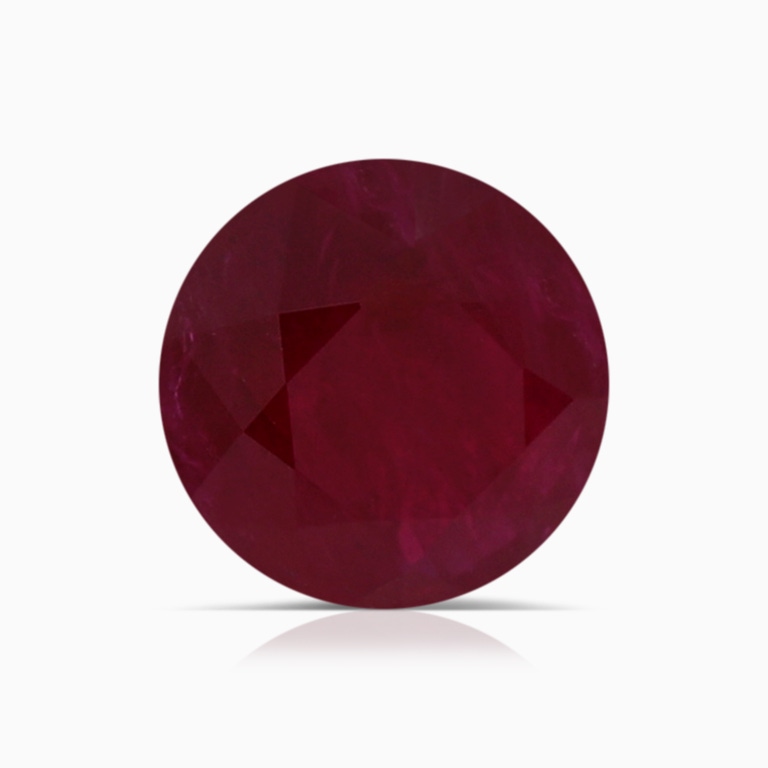 0.69 Carat GIA Certified Round Ruby