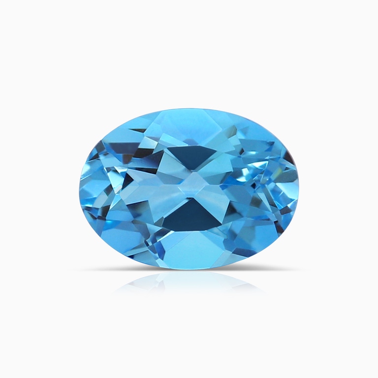 1.66 Carat Oval Swiss Blue Topaz