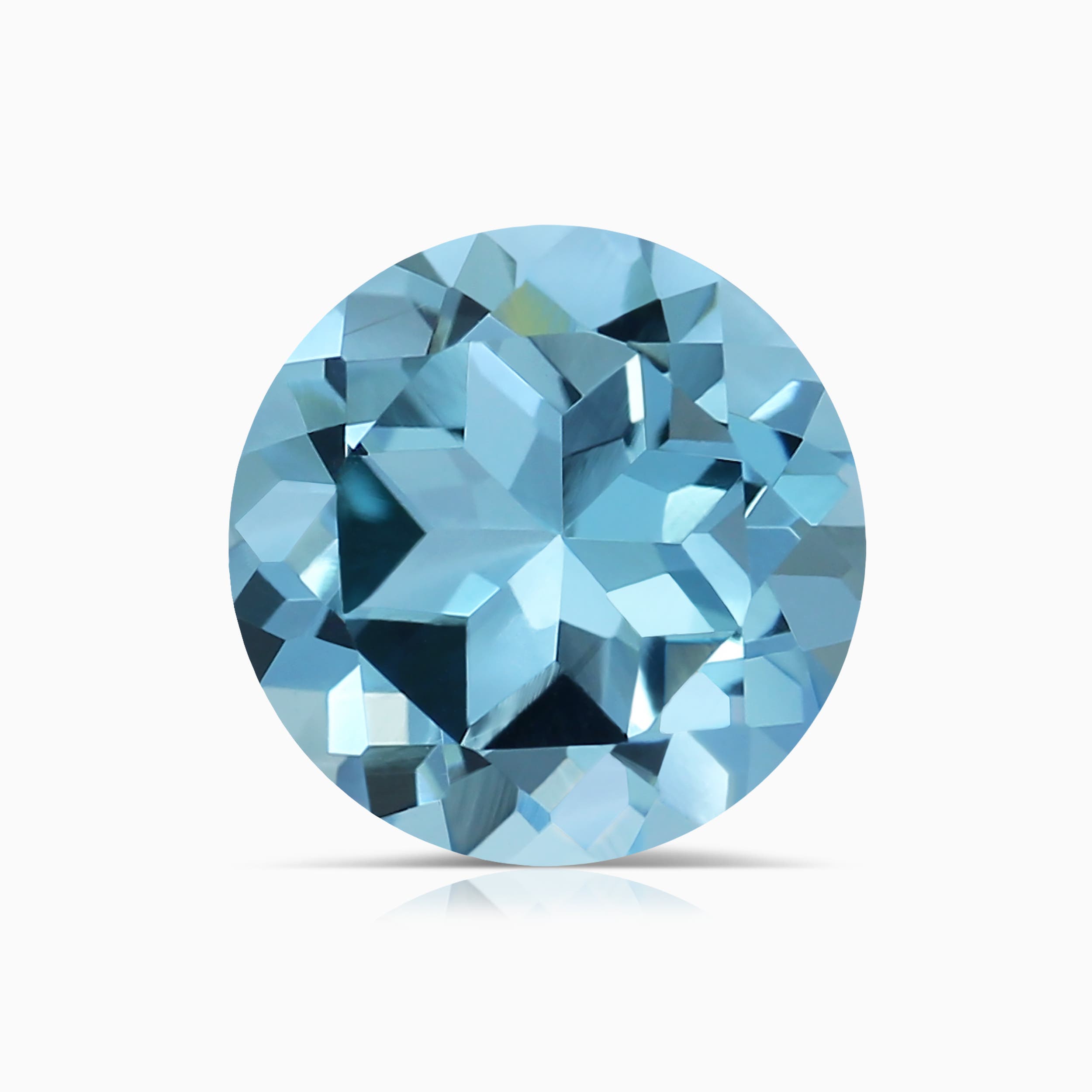 7.5mm Round Swiss Blue Topaz