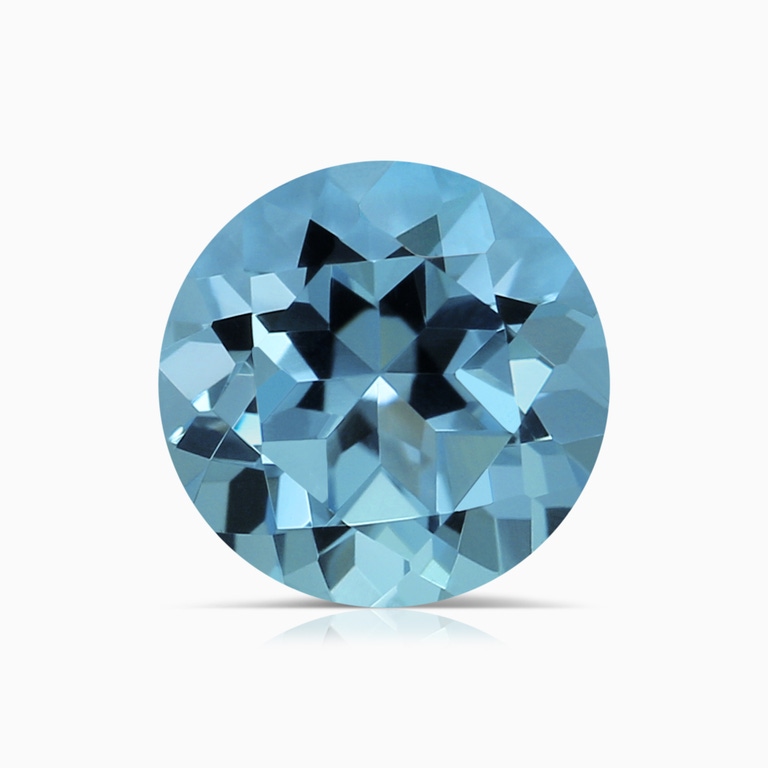 2.03 Carat GIA Certified Round Swiss Blue Topaz