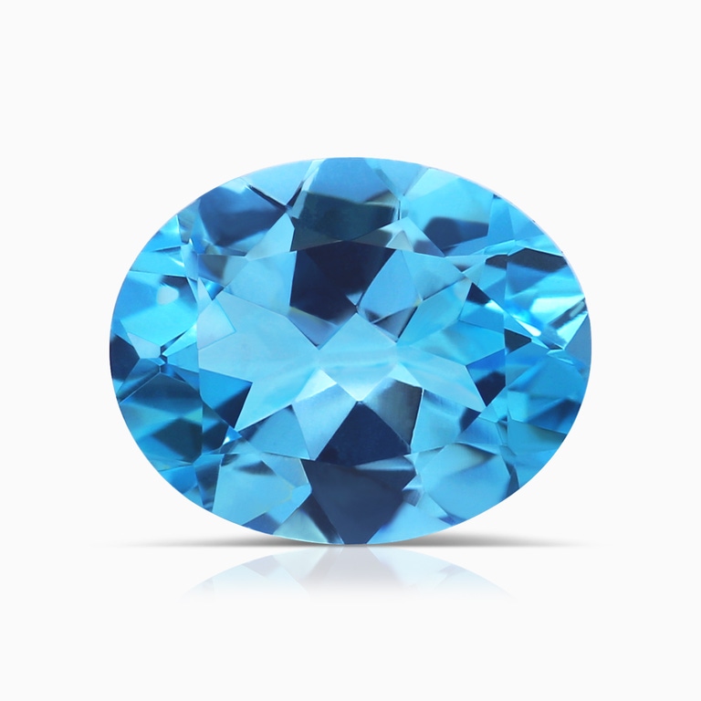 2.92 Carat Oval Swiss Blue Topaz