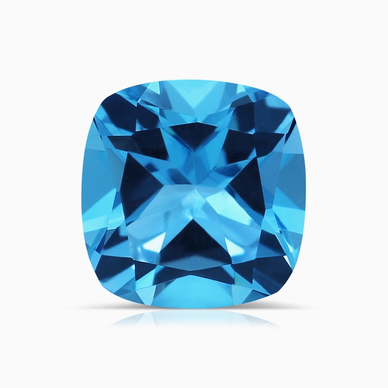 2.62 Carat Cushion Swiss Blue Topaz