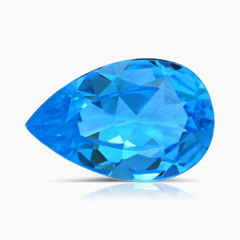 4.15 Carat Pear Swiss Blue Topaz