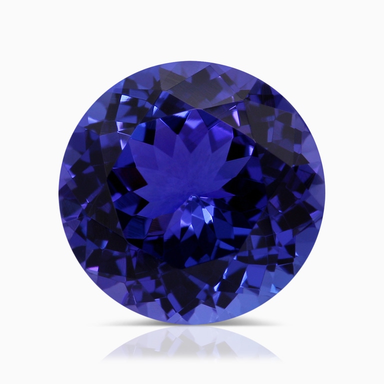 6.74 Carat GIA Certified Round Tanzanite