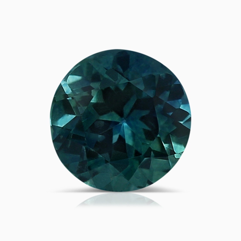 1.09 Carat Round Teal Montana Sapphire