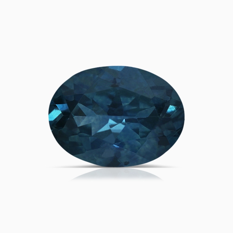 1.36 Carat Oval Teal Montana Sapphire