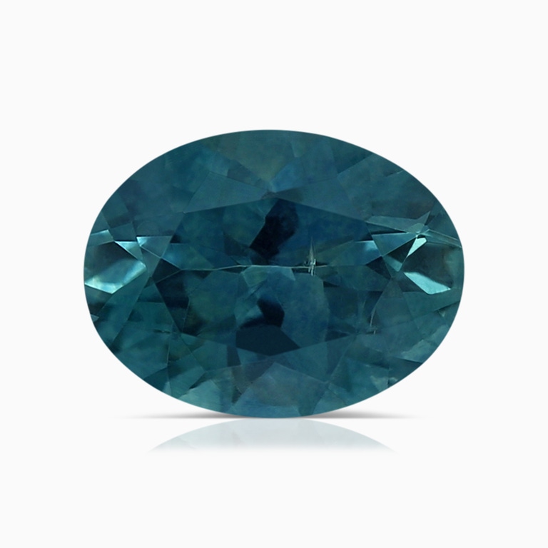 1.52 Carat Oval Teal Montana Sapphire