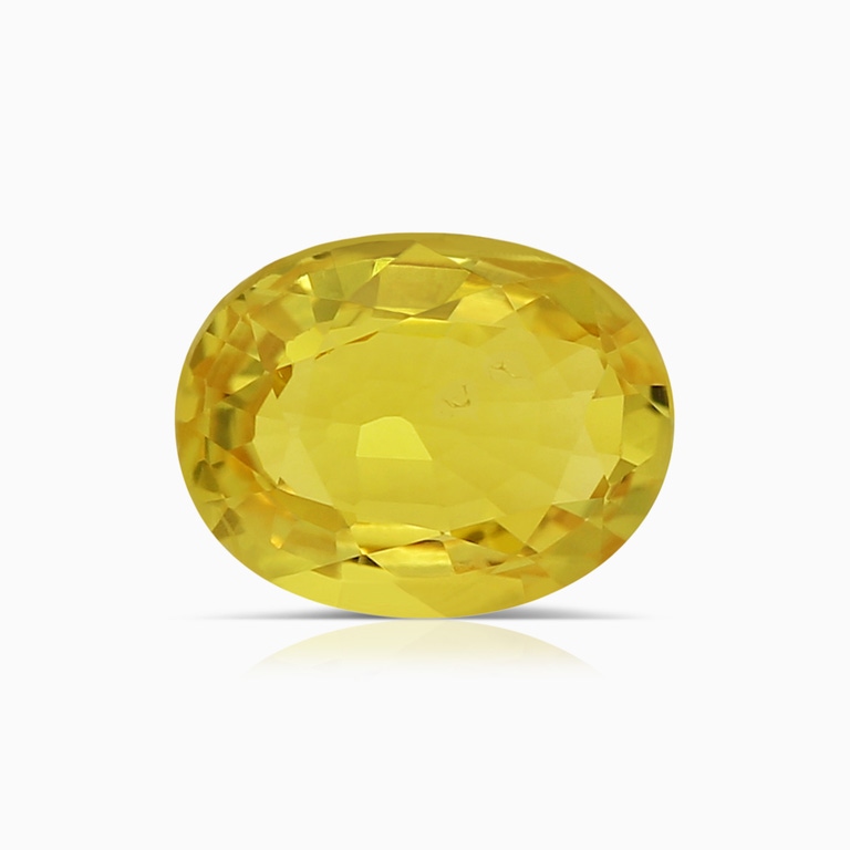 1.48 Carat GIA Certified Oval Yellow Sapphire