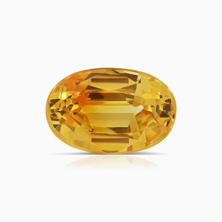 1.93 Carat GIA Certified Oval Yellow Sapphire