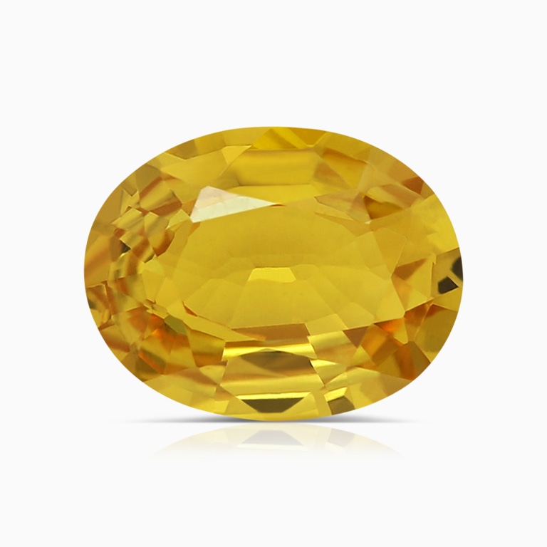 2.17 Carat GIA Certified Oval Yellow Sapphire