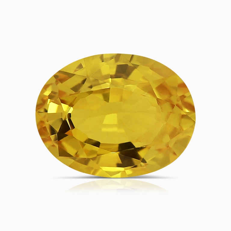 2.44 Carat GIA Certified Oval Yellow Sapphire